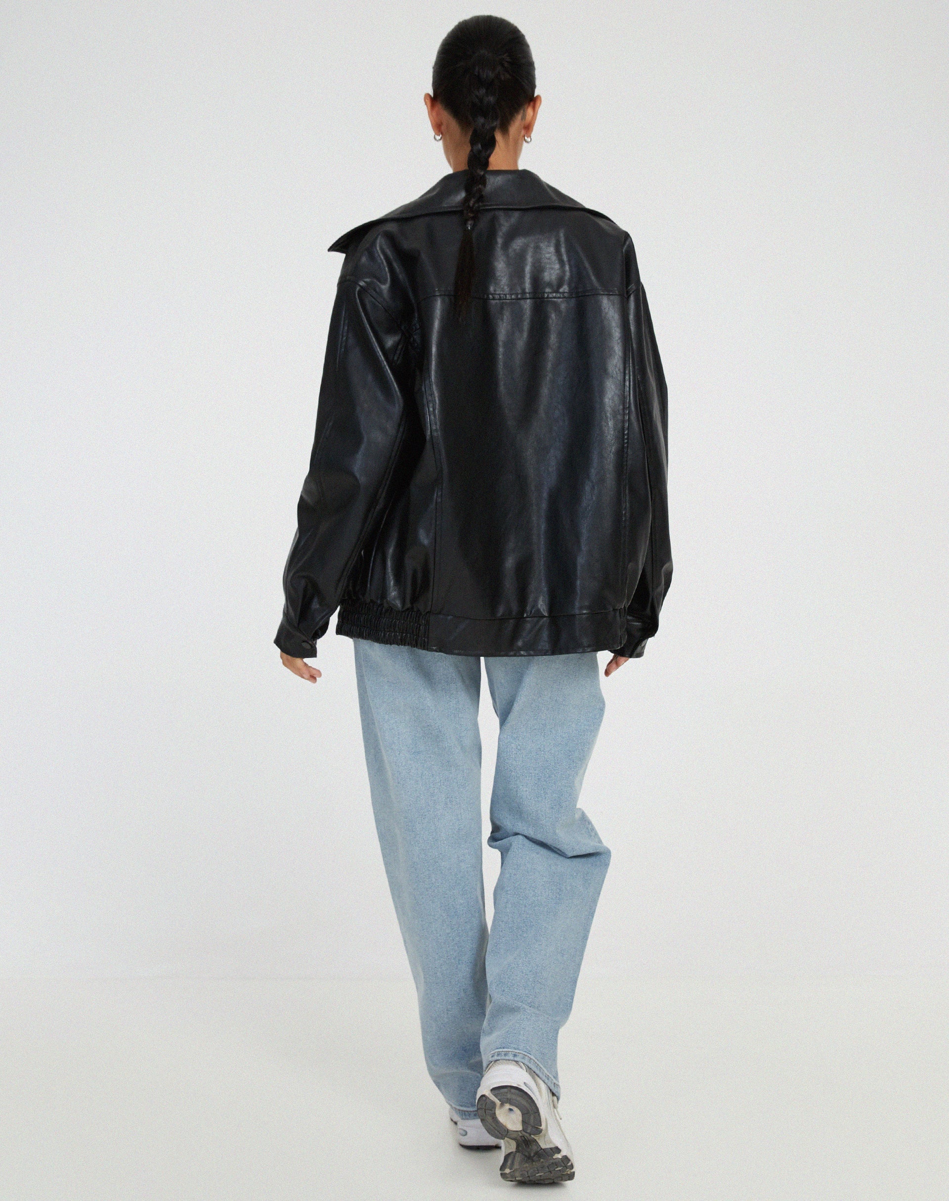 Harper | Women's Oversized Bomber Jacket | Zip-Front · PNY