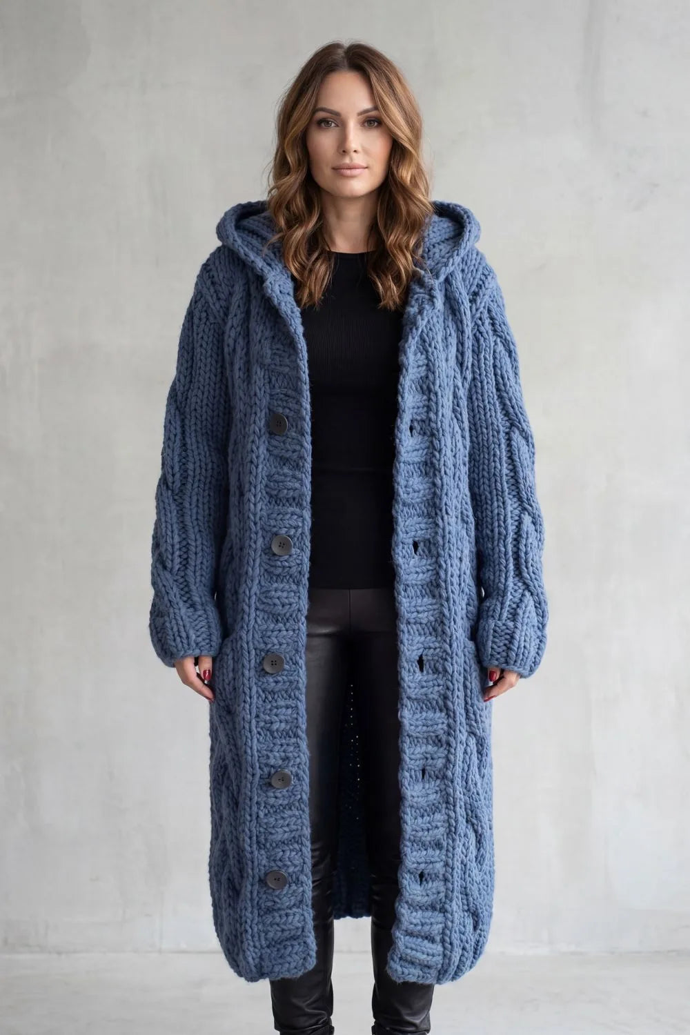 Harper | Women's Oversized Cardigan | Chunky Knit · PNY