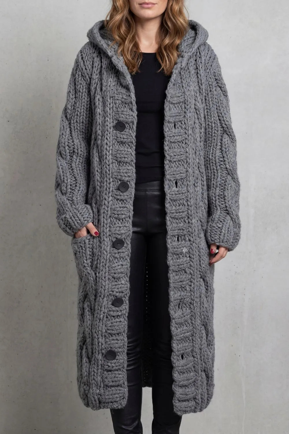 Harper | Women's Oversized Cardigan | Chunky Knit · PNY