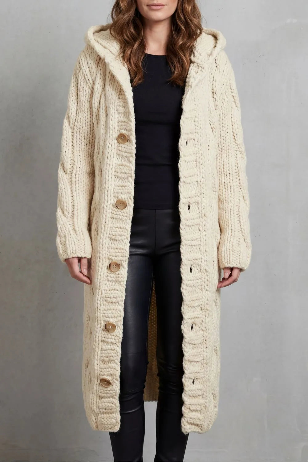 Harper | Women's Oversized Cardigan | Chunky Knit · PNY