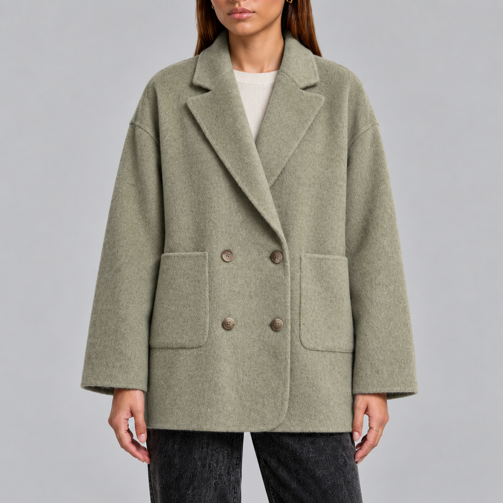 Harper | Women's Oversized Coat | Double-Breasted · PNY