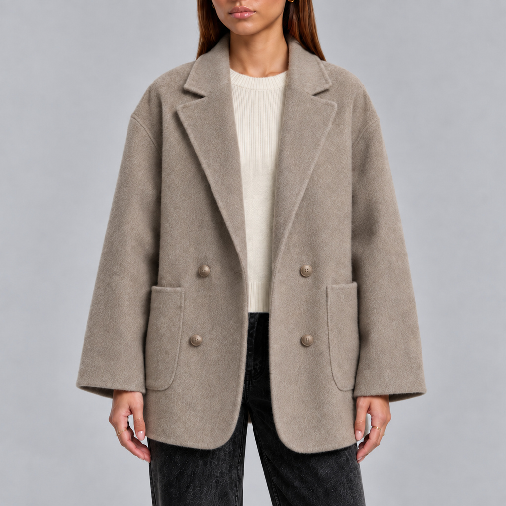Harper | Women's Oversized Coat | Double-Breasted · PNY
