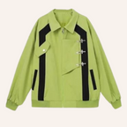 Harper | Women's Oversized Jacket | Buckle Accent · PNY