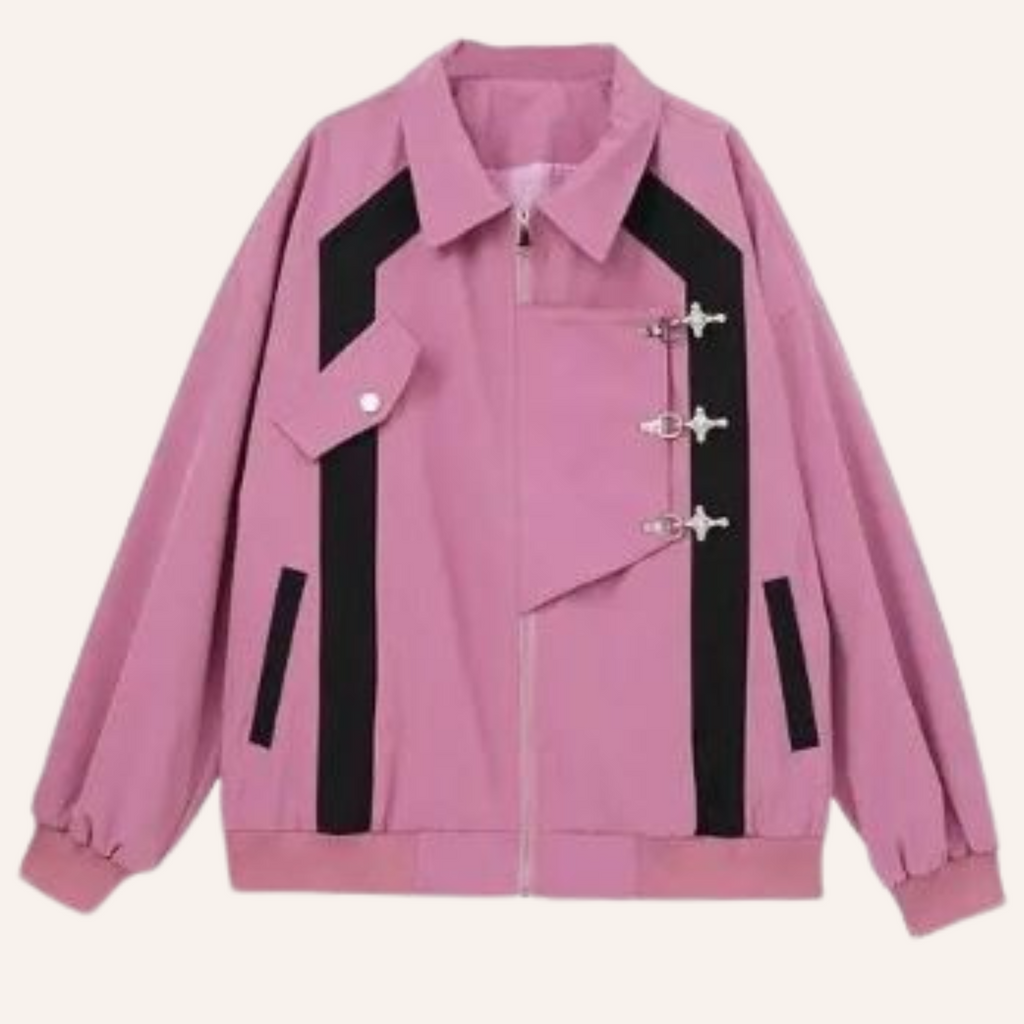 Harper | Women's Oversized Jacket | Buckle Accent · PNY