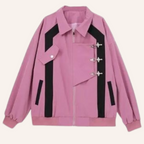 Harper | Women's Oversized Jacket | Buckle Accent · PNY