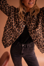 Harper | Women's Oversized Jacket | Leopard Print · PNY