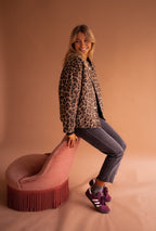Harper | Women's Oversized Jacket | Leopard Print · PNY