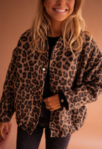 Harper | Women's Oversized Jacket | Leopard Print · PNY