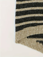 Harper | Women's Oversized Knit Sweater | Striped · PNY