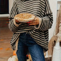 Harper | Women's Oversized Knit Sweater | Striped