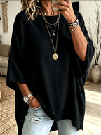 Harper | Women's Oversized Poncho | Knit · PNY
