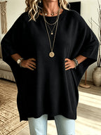 Harper | Women's Oversized Poncho | Knit · PNY