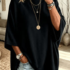 Harper | Women's Oversized Poncho | Knit · PNY