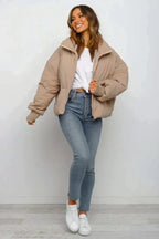 Harper | Women's Oversized Puffer Jacket | Cropped · PNY