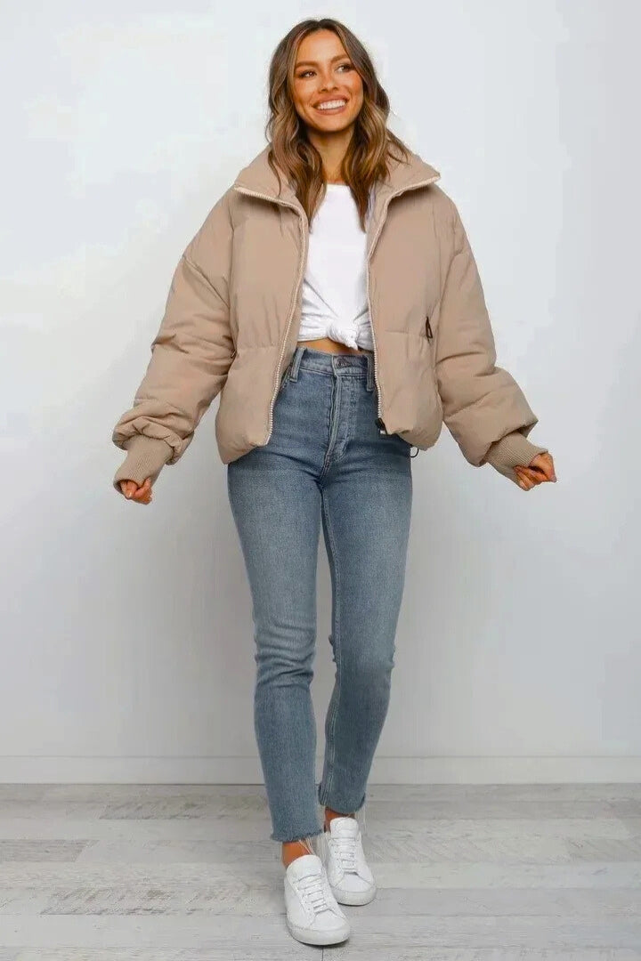 Harper | Women's Oversized Puffer Jacket | Cropped · PNY