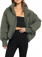 Harper | Women's Oversized Puffer Jacket | Cropped · PNY