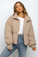 Harper | Women's Oversized Puffer Jacket | Cropped · PNY