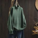 Harper | Women's Oversized Turtleneck Sweater | Chunky Knit · PNY