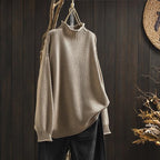 Harper | Women's Oversized Turtleneck Sweater | Chunky Knit · PNY