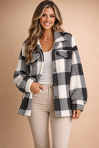 Harper | Women's Plaid Shacket | Button-Front · PNY