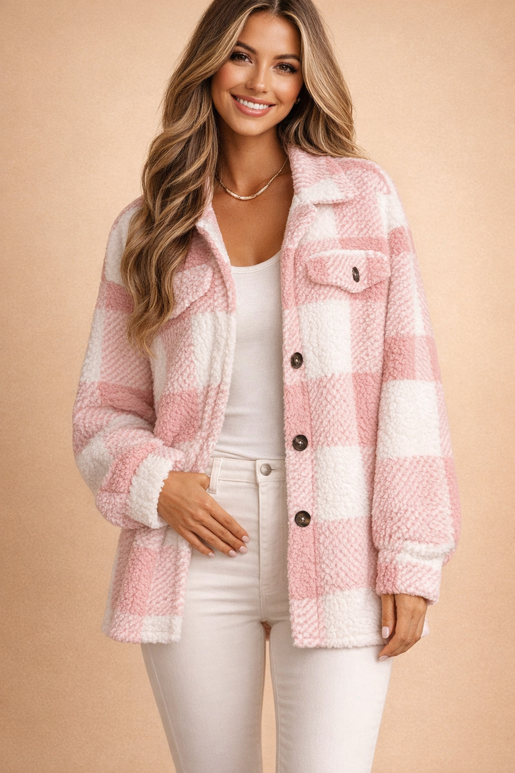Harper | Women's Plaid Shacket | Button-Front · PNY
