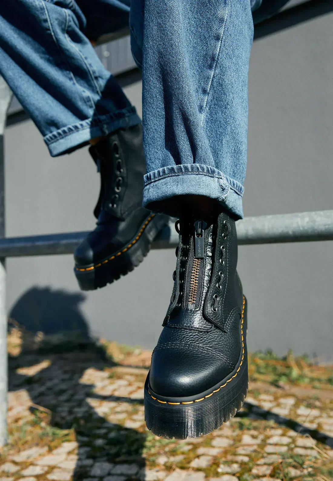 Harper | Women's Platform Boots | Front Zip · PNY