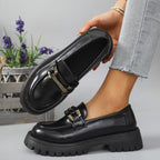 Harper | Women's Platform Loafers | Metal Buckle · PNY