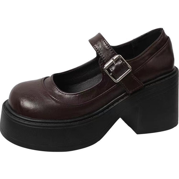 Harper | Women's Platform Mary Jane Heels | Buckle Strap · PNY