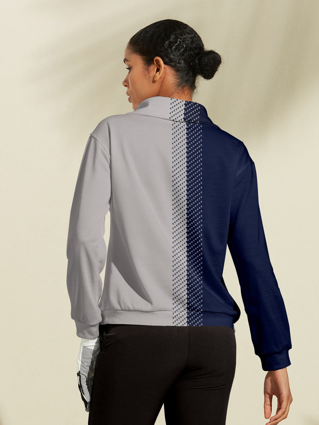 Harper | Women's Quarter-Zip Sweatshirt | Colorblock Golf · PNY