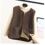 Harper | Women's Sleeveless Vest | Sherpa Fleece · PNY