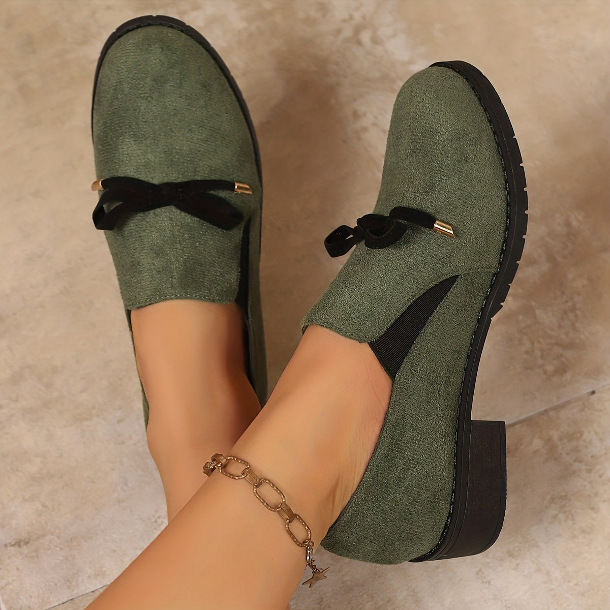 Harper | Women's Slip-On Loafers | Bow Detail · PNY