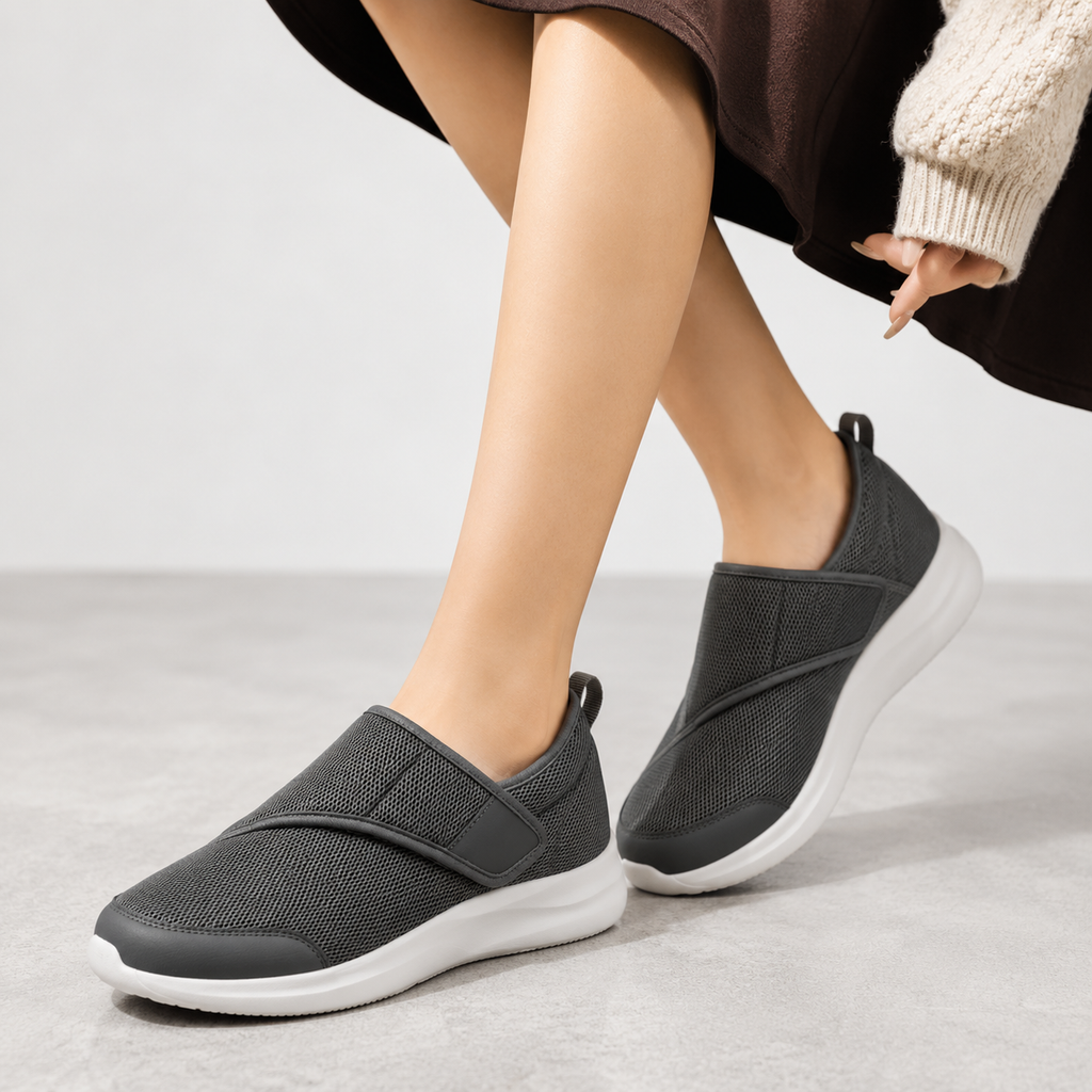 Harper | Women's Slip-On Sneakers | Hook-and-Loop Strap · PNY