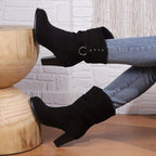 Harper | Women's Slouchy Boots | Block Heel · PNY