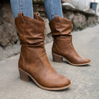 Harper | Women's Slouchy Boots | Block Heel · PNY