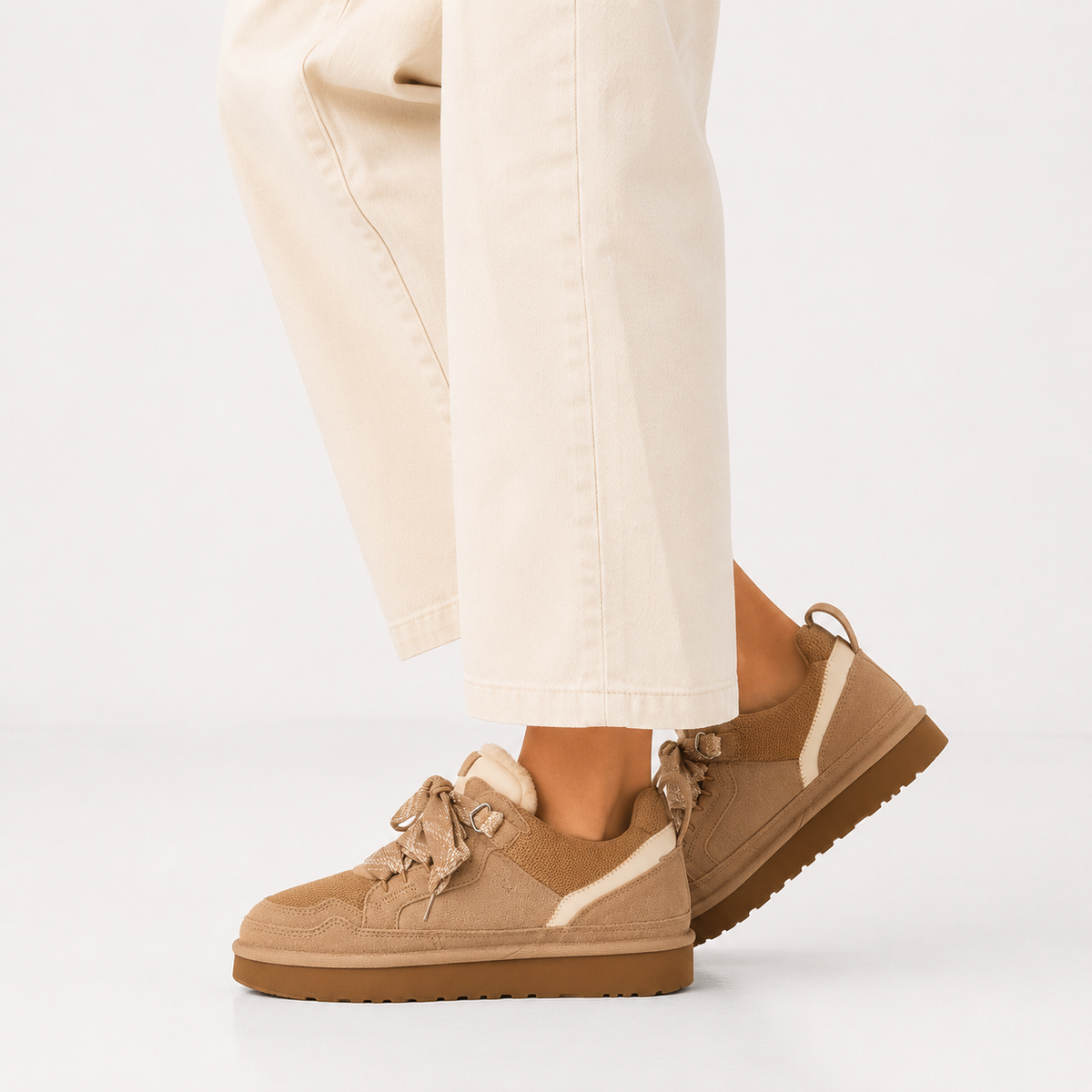 Harper | Women's Suede Sneakers | Fleece-Lined · PNY