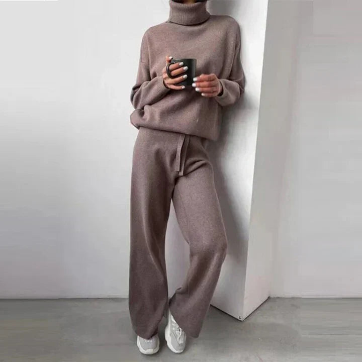 Harper | Women's Turtleneck Loungewear Set | Knit · PNY