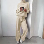 Harper | Women's Turtleneck Loungewear Set | Knit · PNY