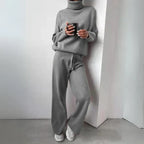 Harper | Women's Turtleneck Loungewear Set | Knit · PNY