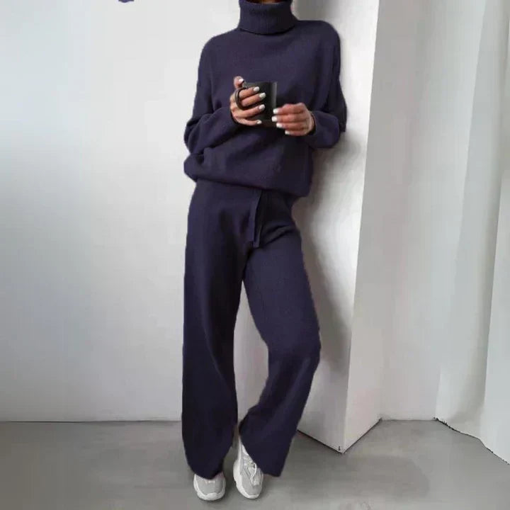 Harper | Women's Turtleneck Loungewear Set | Knit · PNY