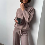 Harper | Women's Turtleneck Loungewear Set | Knit · PNY