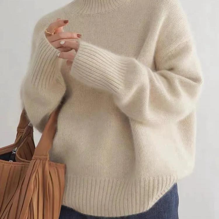 Harper | Women's Turtleneck Sweater | Ribbed Cuffs · PNY