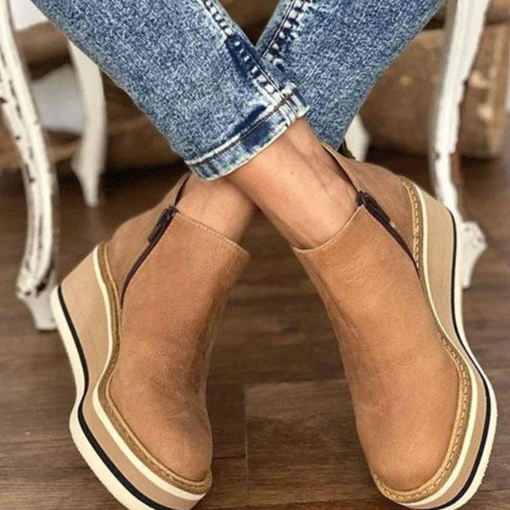 Harper | Women's Wedge Boots | Platform Sole · PNY