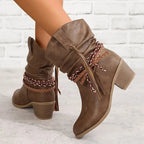 Harper | Women's Western Boots | Braided Strap · PNY