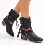 Harper | Women's Western Boots | Braided Strap · PNY