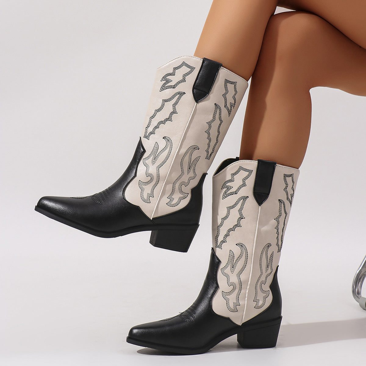 Harper | Women's Western Cowboy Boots | Embroidered · PNY