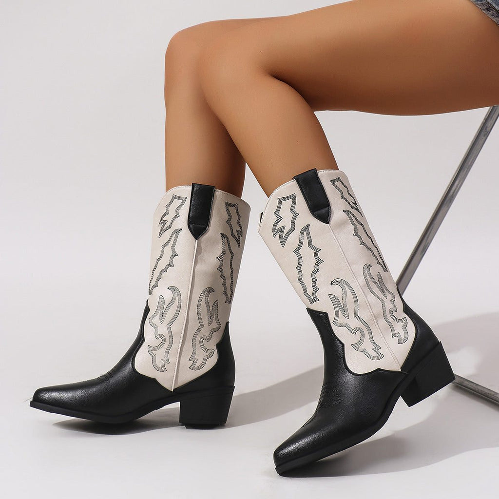 Harper | Women's Western Cowboy Boots | Embroidered · PNY
