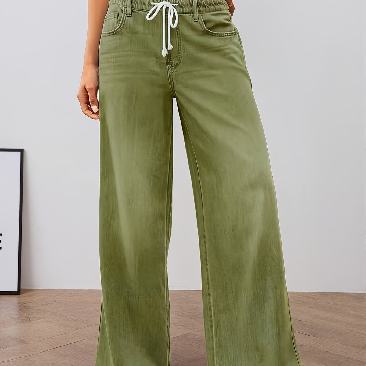Harper | Women's Wide-Leg Jeans | Drawstring Waist · PNY