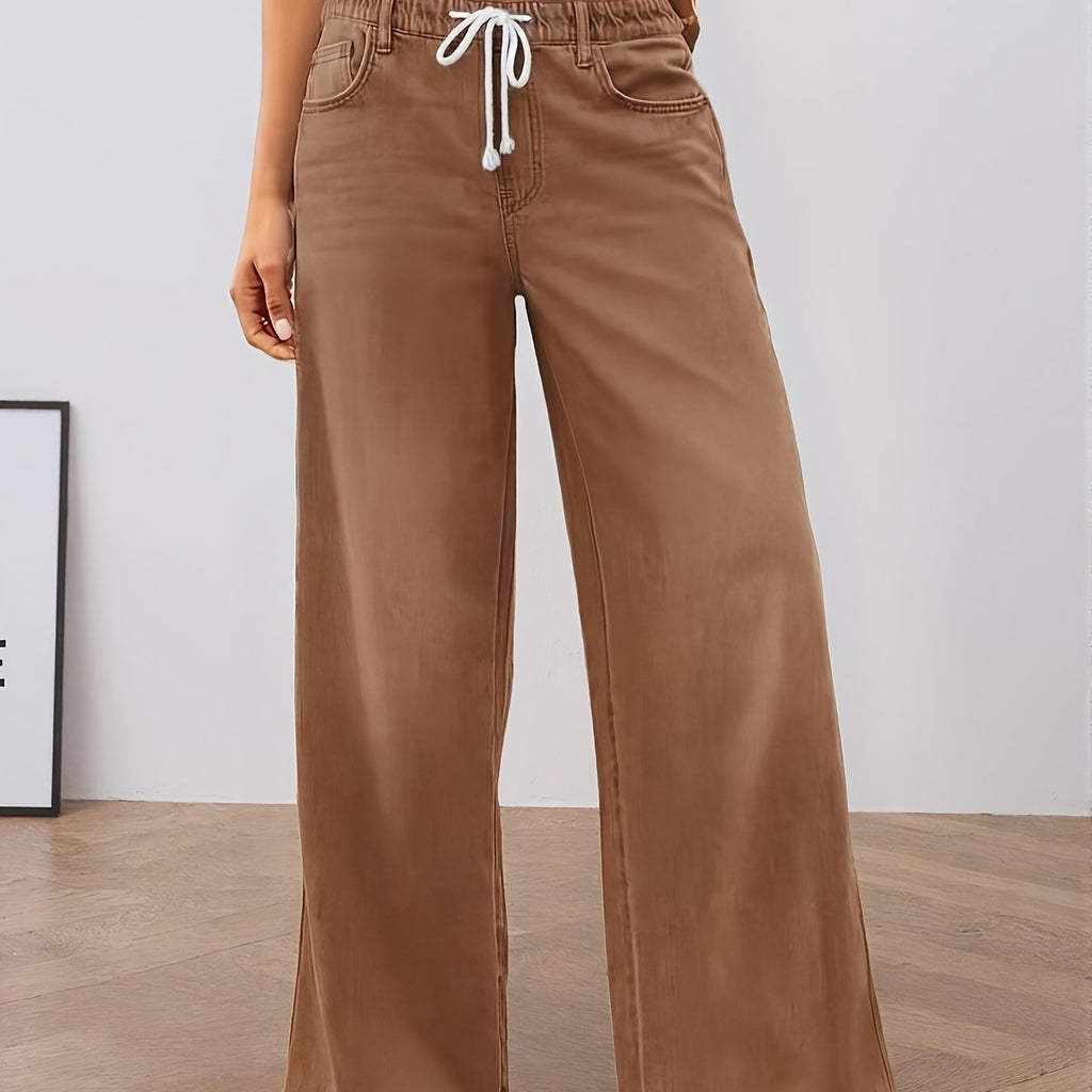 Harper | Women's Wide-Leg Jeans | Drawstring Waist · PNY