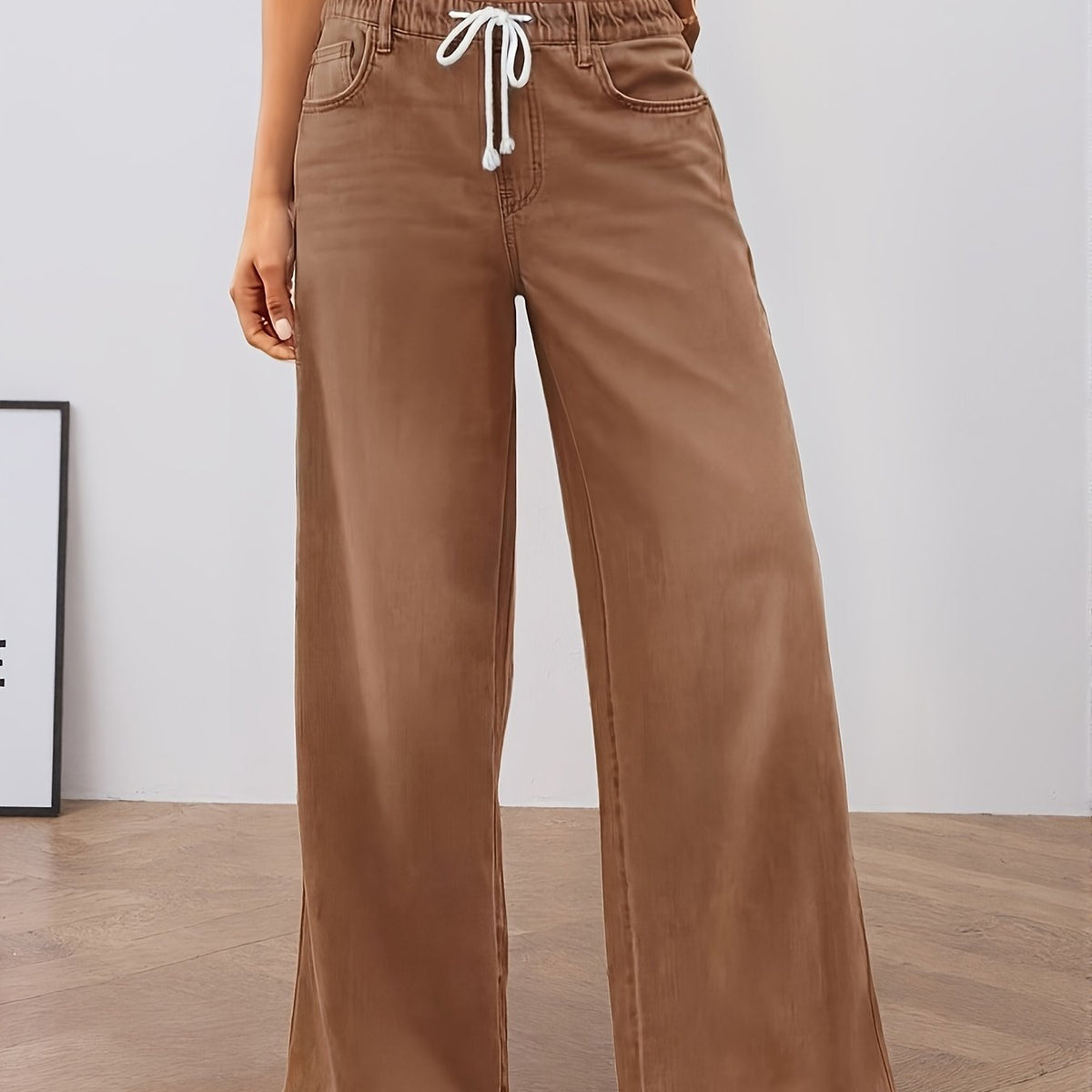 Harper | Women's Wide-Leg Jeans | Drawstring Waist · PNY