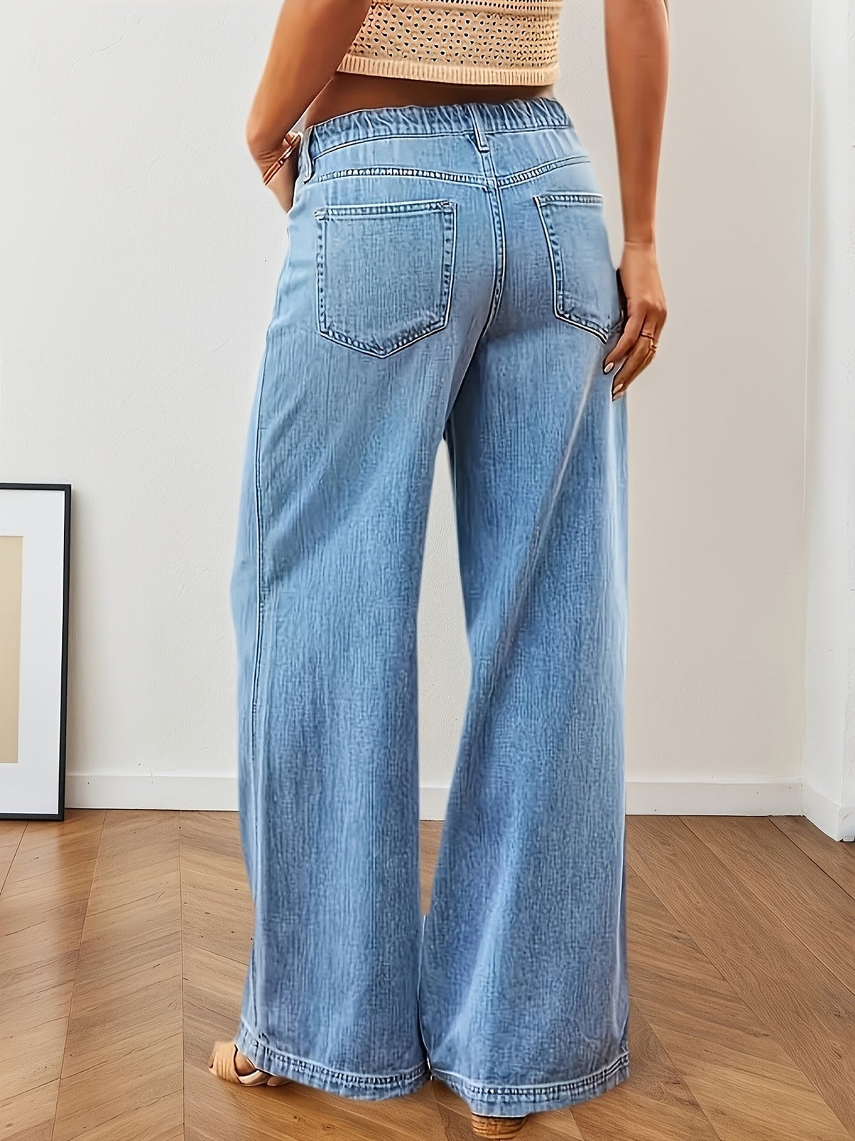 Harper | Women's Wide-Leg Jeans | Drawstring Waist · PNY